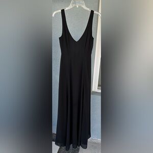 Show Me Your Mumu Deep V-neck Low Back Black Tie Cocktail Dress XS Bridesmaid